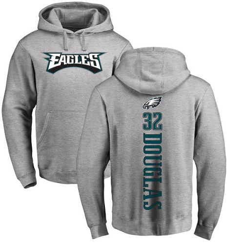 Men Philadelphia Eagles #32 Rasul Douglas Ash Backer NFL Pullover Hoodie Sweatshirts
